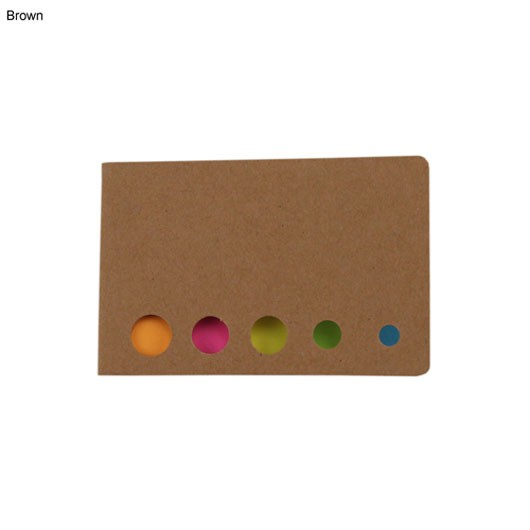 Natural Dot Sticky Note Flags